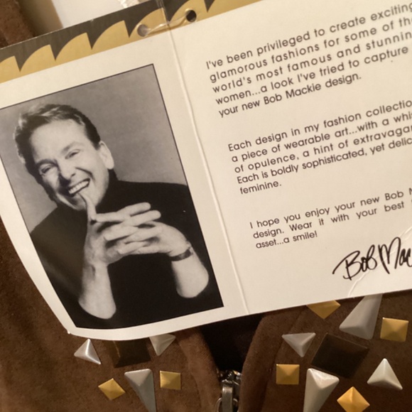 Bob Mackie Wearable Art Western Vest.  1X NWT - Picture 3 of 6